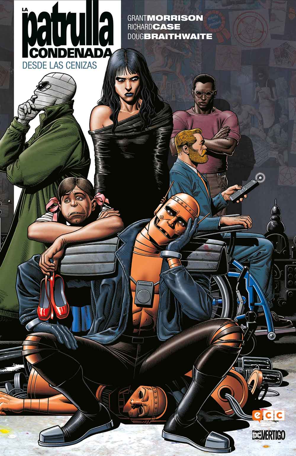 la patrulla condenada: desde las cenizas portada