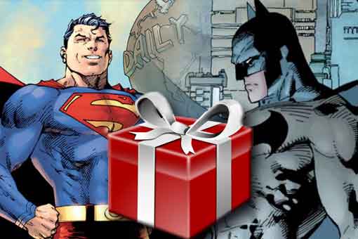 superman le da a batman el peor regalo de navidad de la historia
