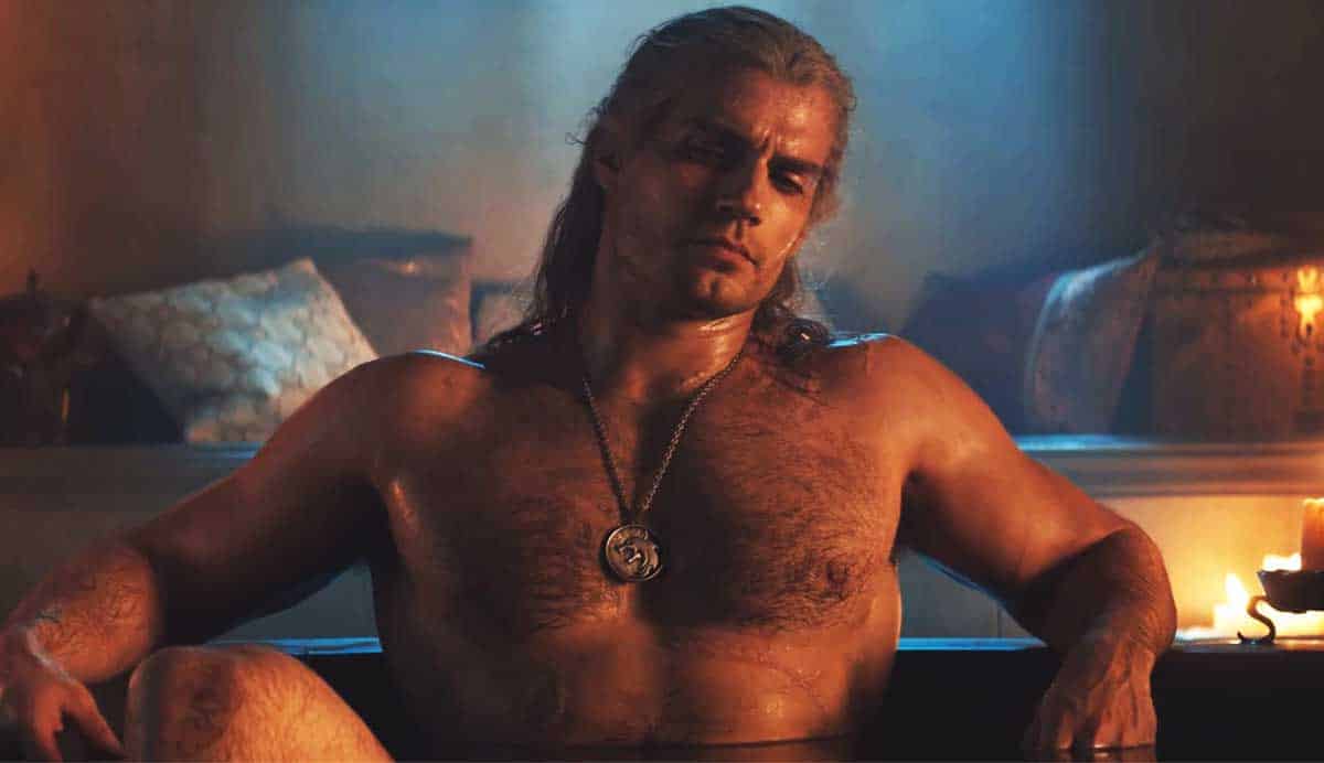 the witcher: henry cavill no bebió agua por tres días para sus escenas sin camiseta