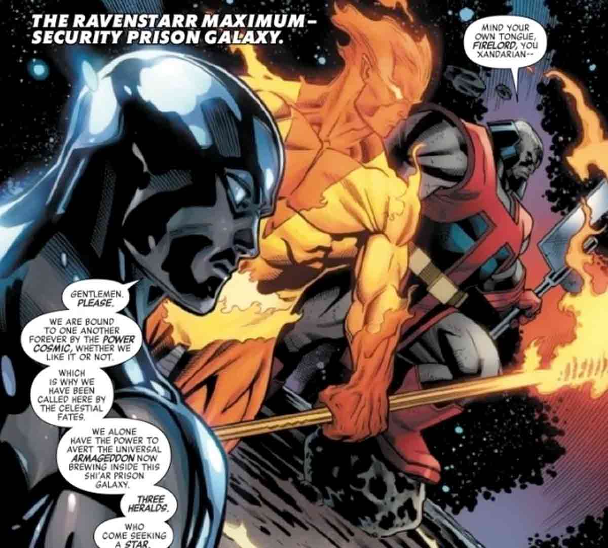 los vengadores reúne a los tres heraldos más poderosos de galactus