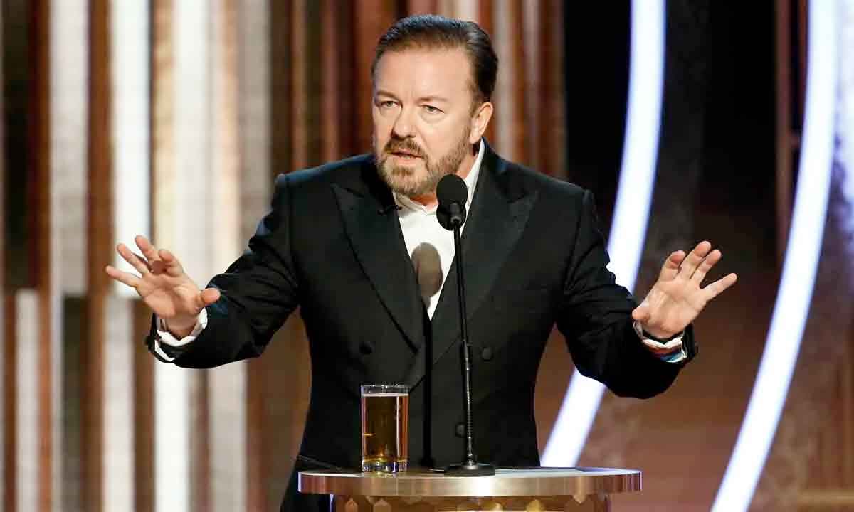el incendiario discurso de ricky gervais en los globo de oro 2020
