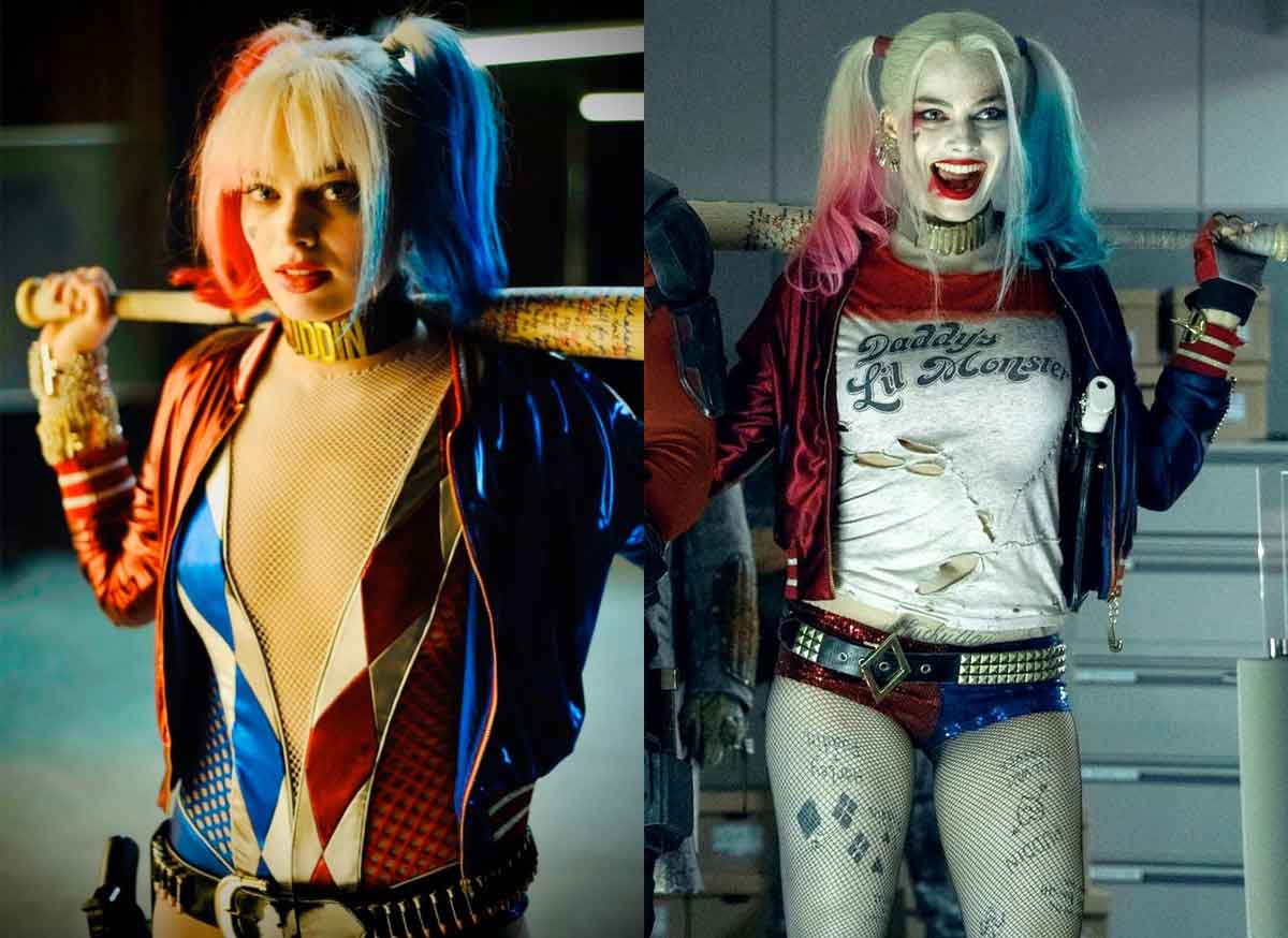 look alternativo de harley quinn (margot robbie) en escuadrón suicida