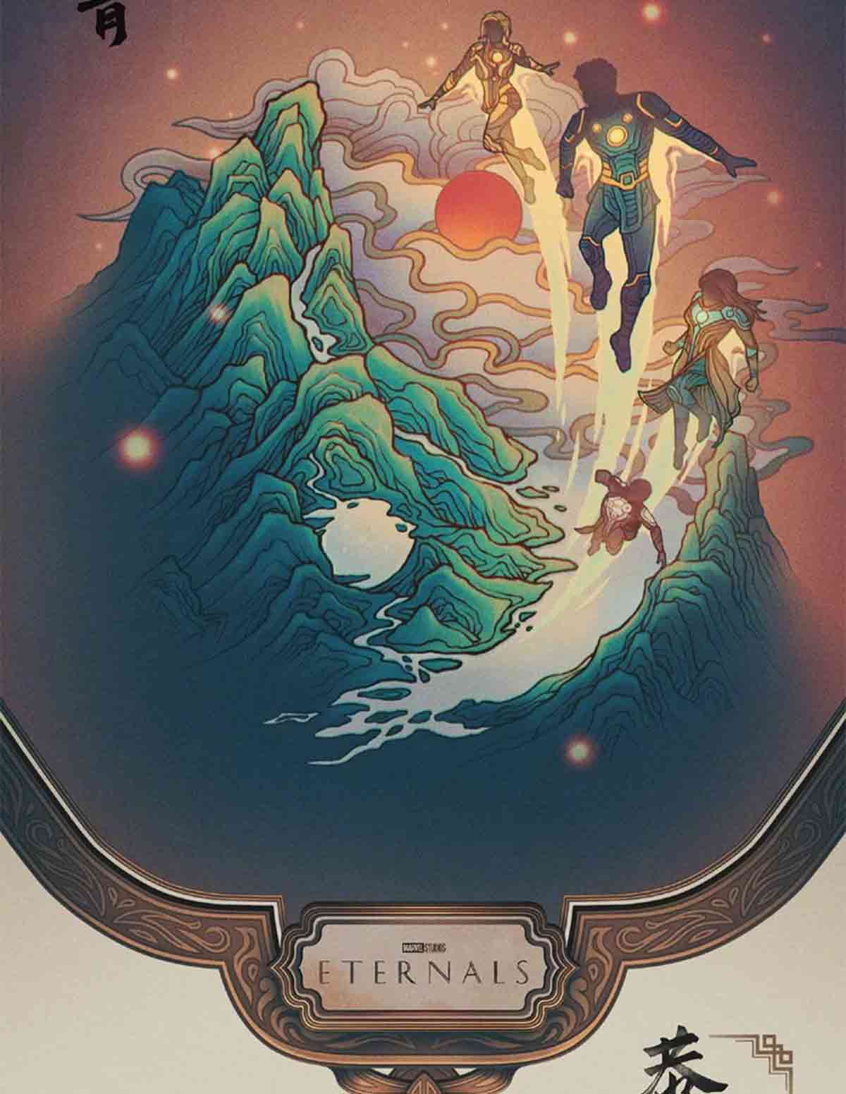 así serán los espectaculares trajes de la película de los eternos