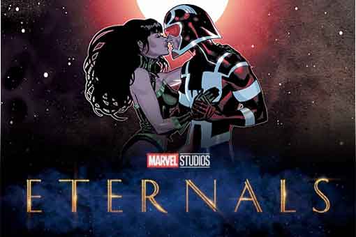 filtran un romance en los eternos, la nueva película de marvel
