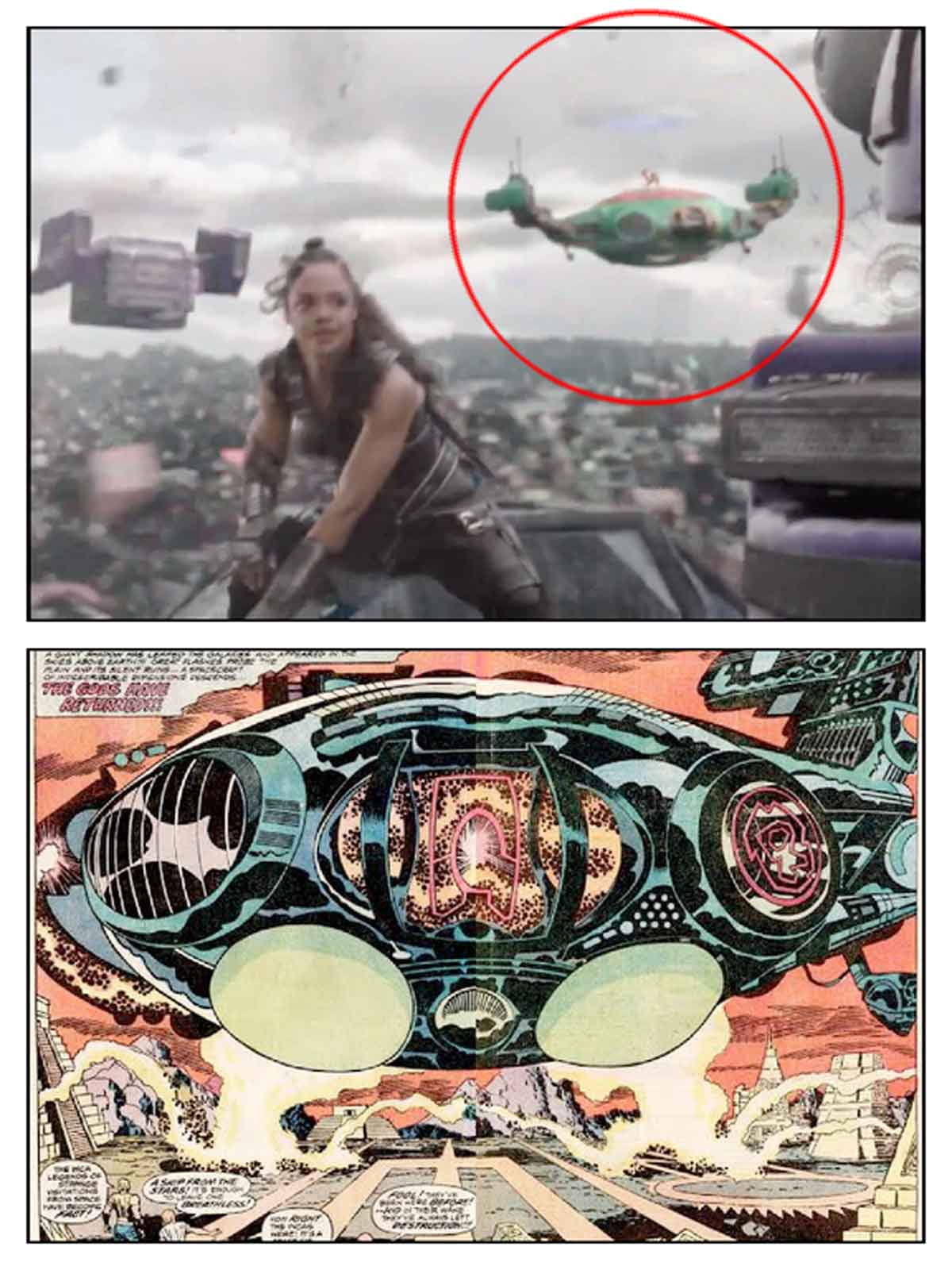 Thor: Ragnarok (2017) tiene una referencia a la película de Marvel Los Eternos (2020) thor: ragnarok (2017) tiene una referencia a la película de marvel los eternos (2020)