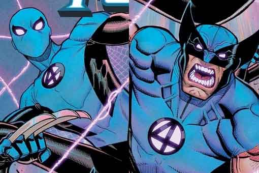 wolverine y spider-man forman parte de los cuatro fantásticos