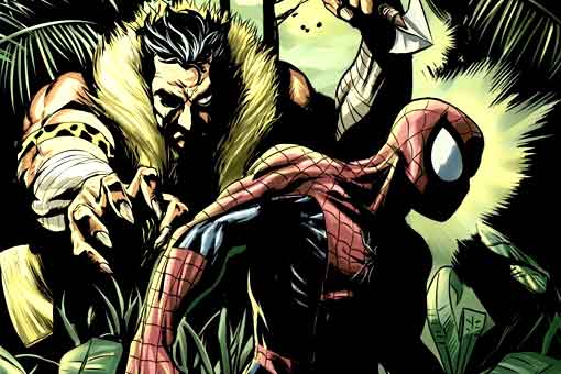 kraven vs spider-man