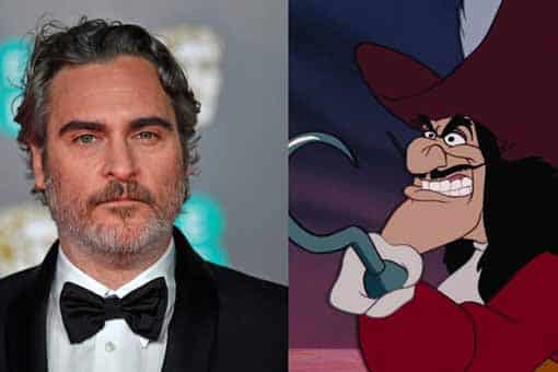 peter pan y wendy: joaquin phoenix podría interpretar al capitán garfio