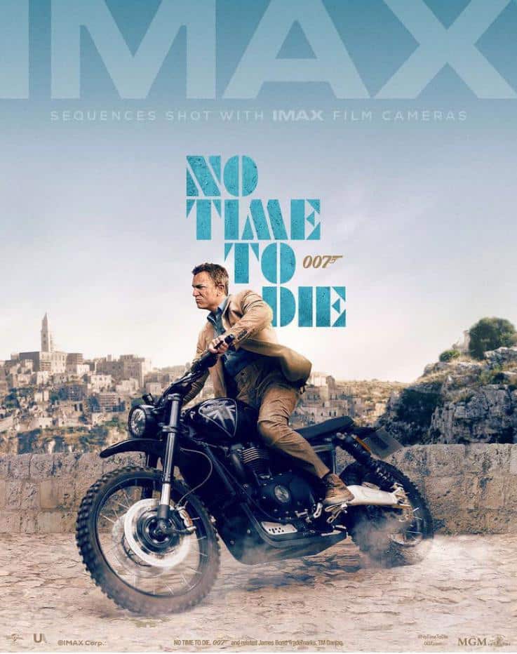 poster imax de james bond sin tiempo para morir