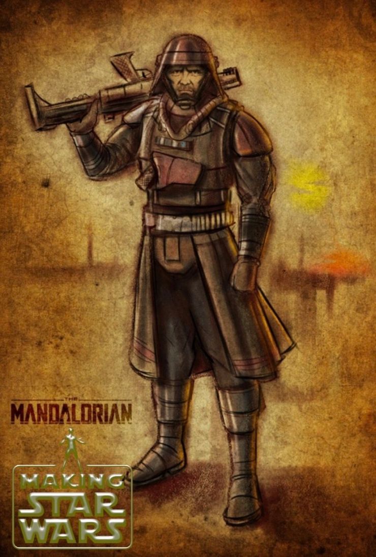 primera imagen del personaje de michael biehn en the mandalorian