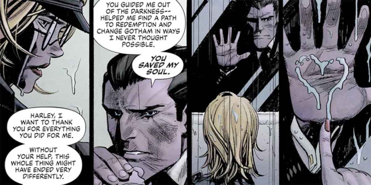 batman y harley quinn están enamorados