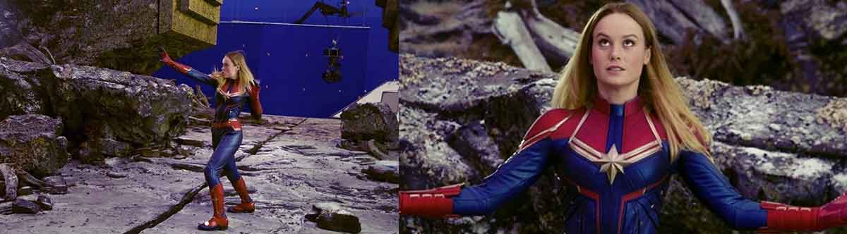 brie larson comparte la primera vez que usó el traje d capitana marvel
