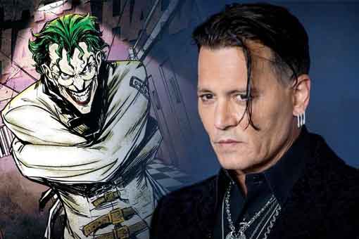 espectacular fan art de johnny depp como el joker de the batman