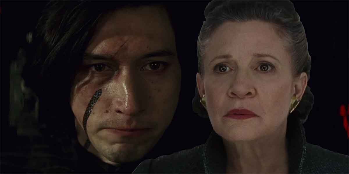 star wars explica por qué la muerte de leia redimió a kylo ren