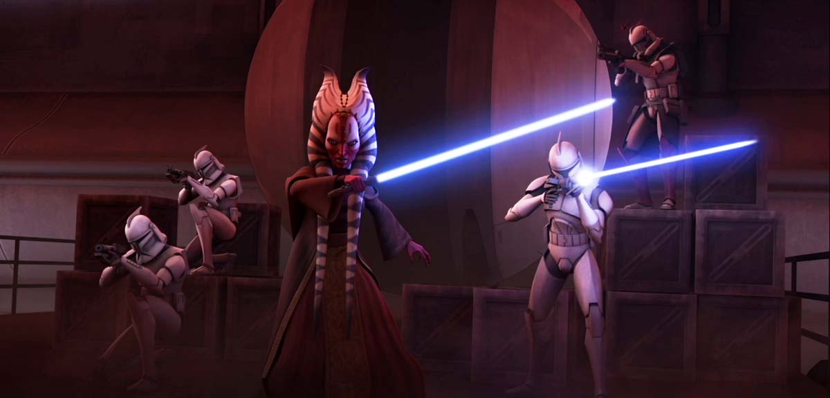 star wars: the clone wars. los jedi lideran el ejercito clon