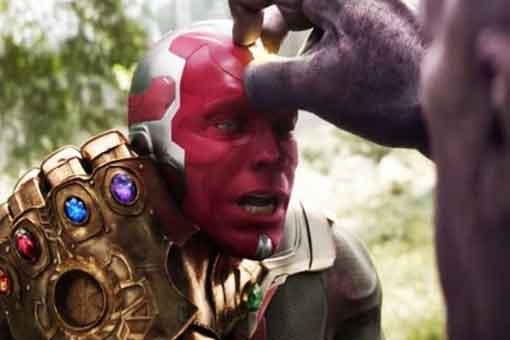 muerte vision vengadores infinity war