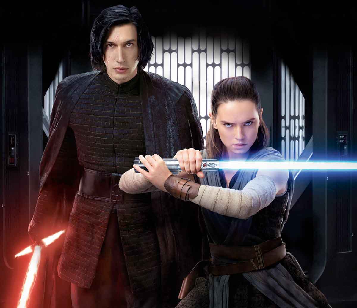 rey skywalker y kylo ren