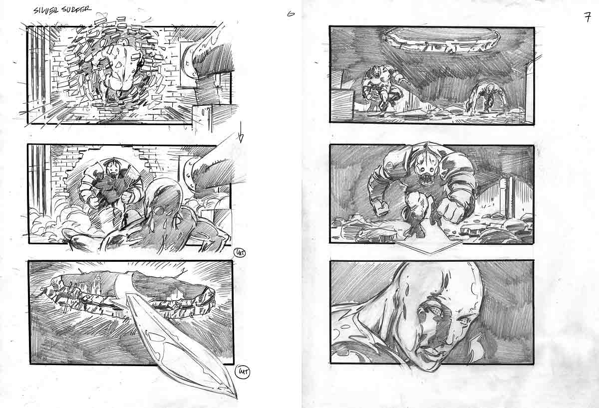 así era la loca película de silver surfer de los años 90 que nunca hicieron