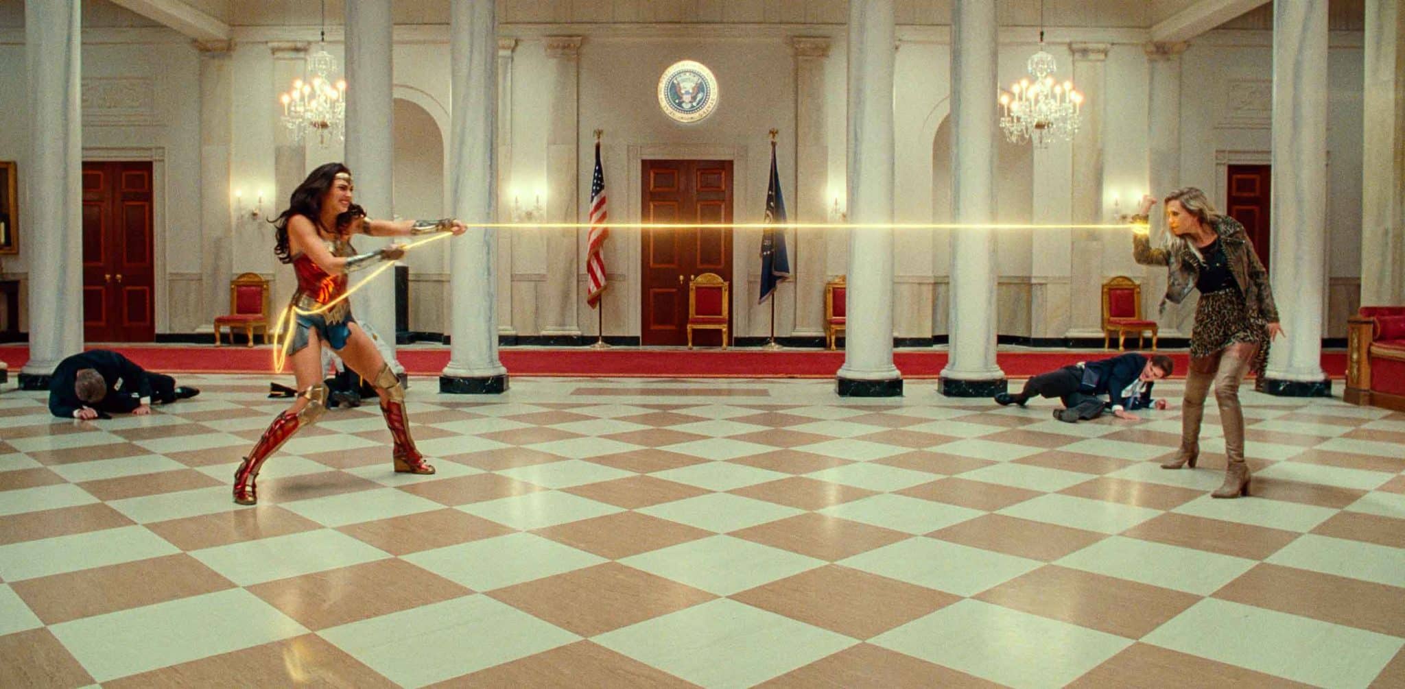 wonder woman en acción