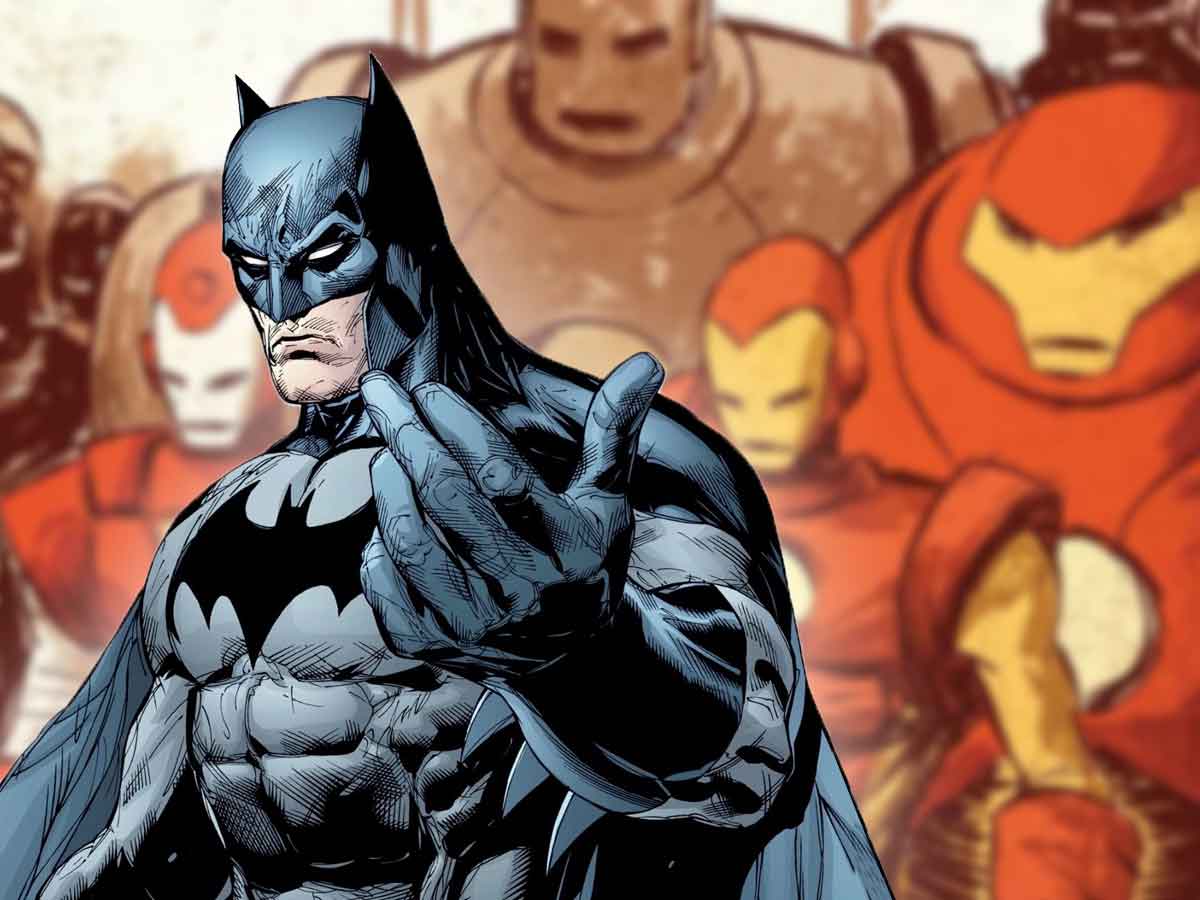 batman copia la armadura de iron man