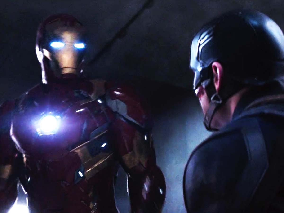 el aspecto de iron man y capitán américa que ha impactado a los fans de marvel