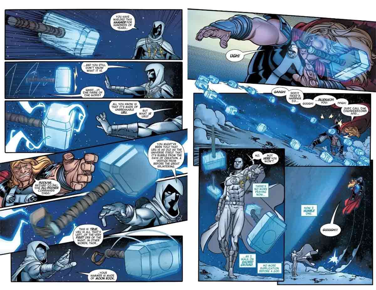 un personaje de marvel revela el verdadero origen del martillo de thor