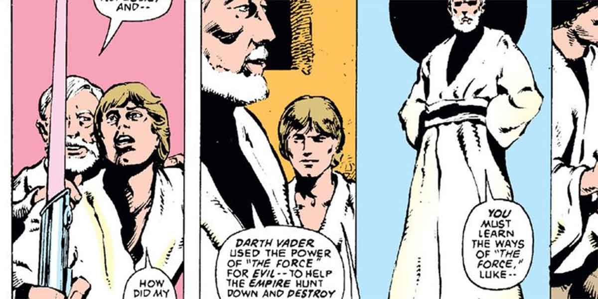 motivo por el que el sable de luz original de luke skywalker era rosa