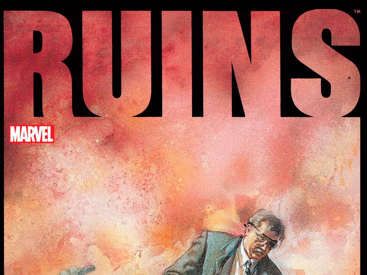 marvels: ruinas. la cara oscura del suelo de la casa de las ideas