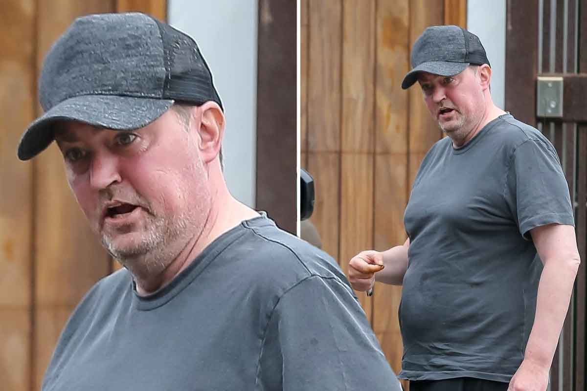 los fans de matthew perry (friends) están muy preocupados por su estado físico