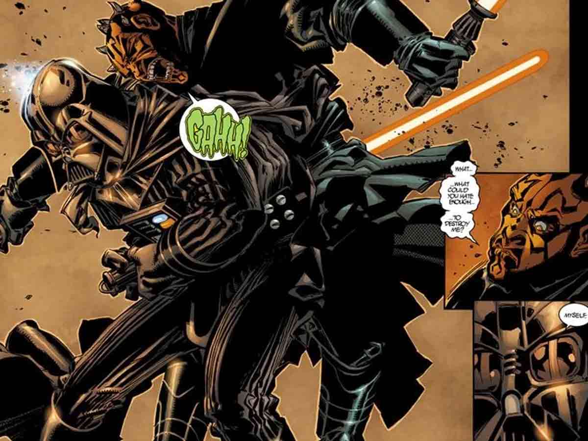 darth vader originalmente mató a darth maul