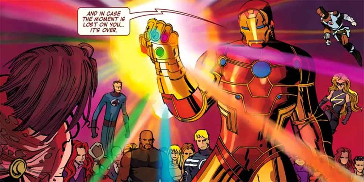 ¿qué pasó realmente cuando iron man usó las gemas del infinito?