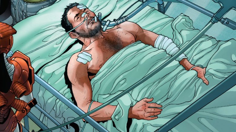 muerte cerebral iron man