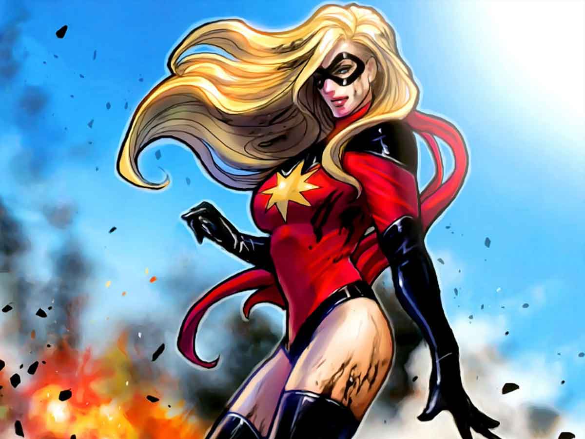 marvel admite que el primer traje de la capitana marvel era ridículo
