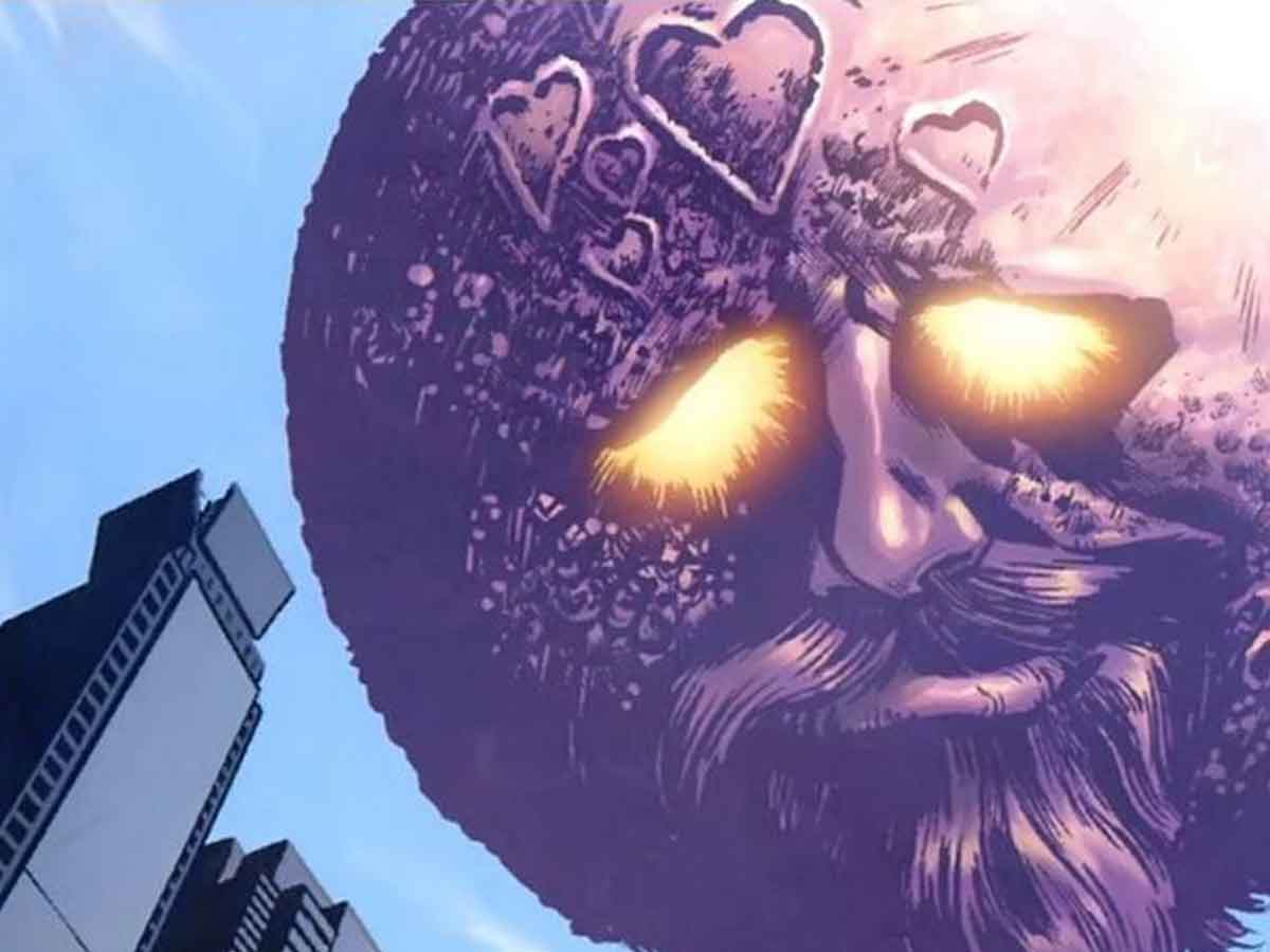 un villano de marvel intenta ligar con el planeta tierra entero