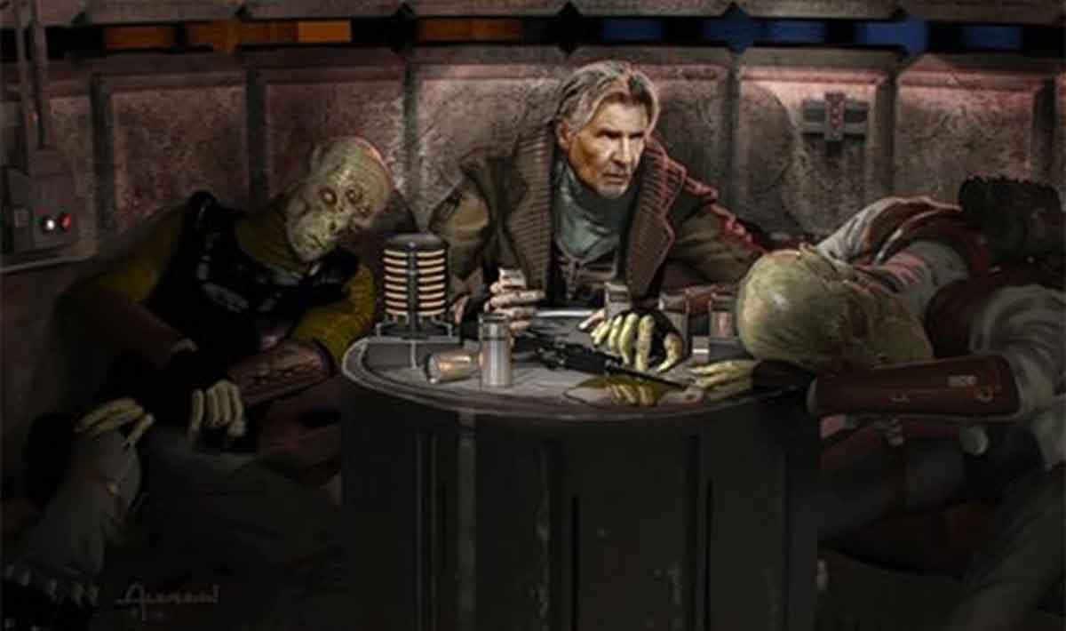han solo casi tiene otra introducción en star wars: el despertar de la fuerza