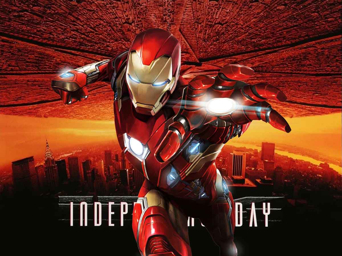 iron man copia el plan de la película independence day