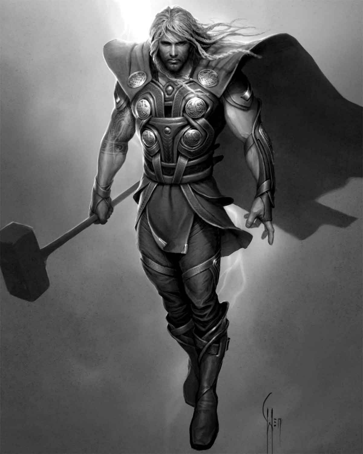revelan el primer diseño de thor para las películas de marvel