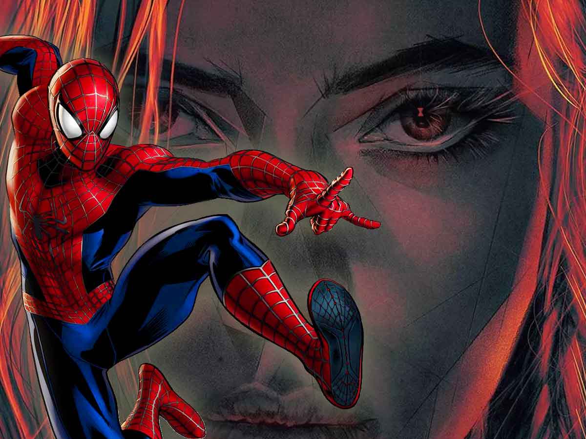 viuda negra envenenó a spider-man con un beso