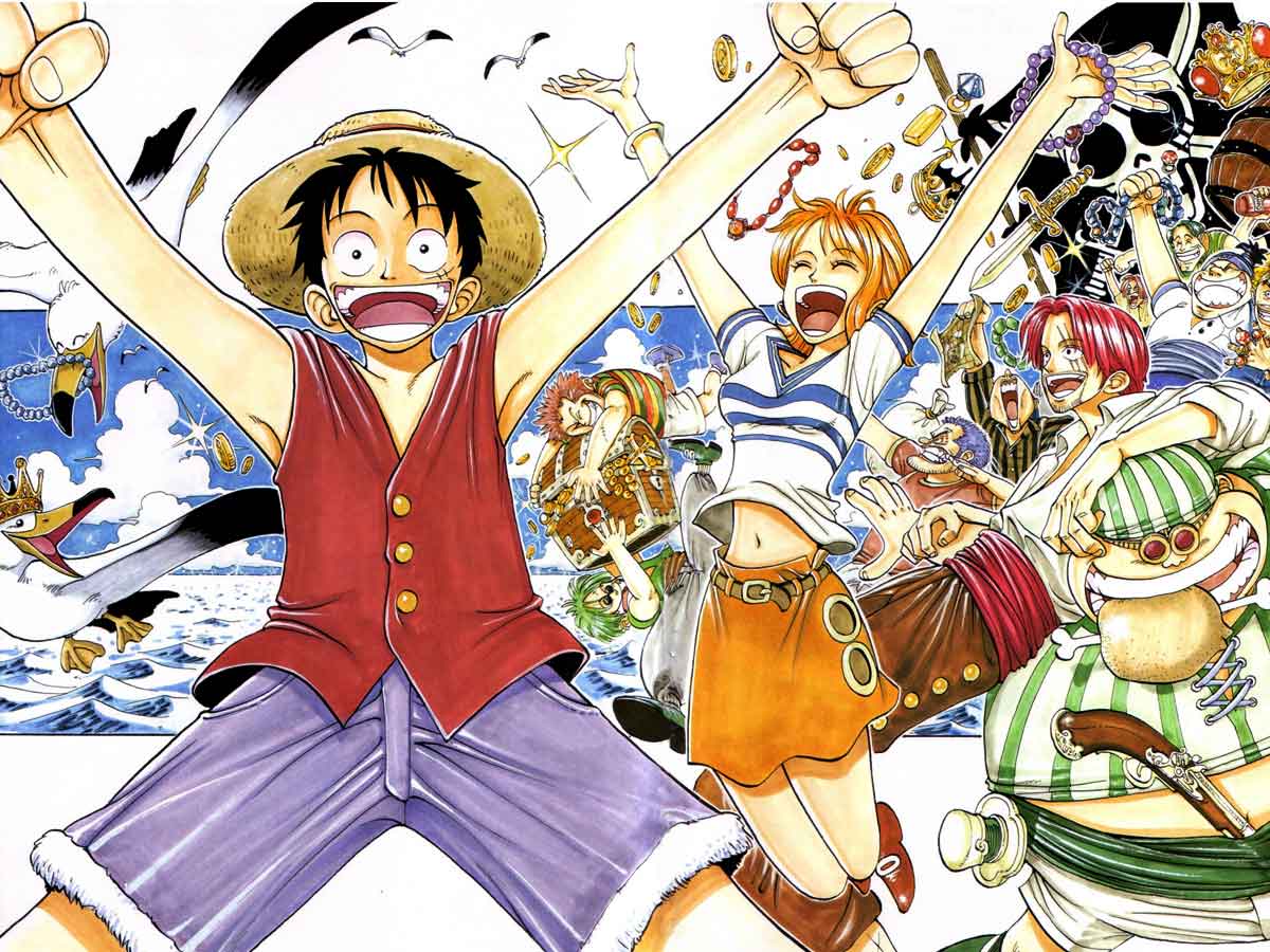 one piece revela el diseño original de los protagonistas
