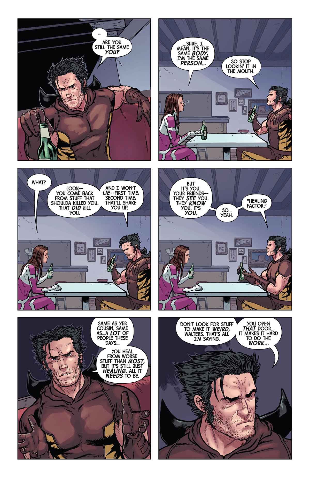 wolverine y thor revelan el lado oscuro de la inmortalidad