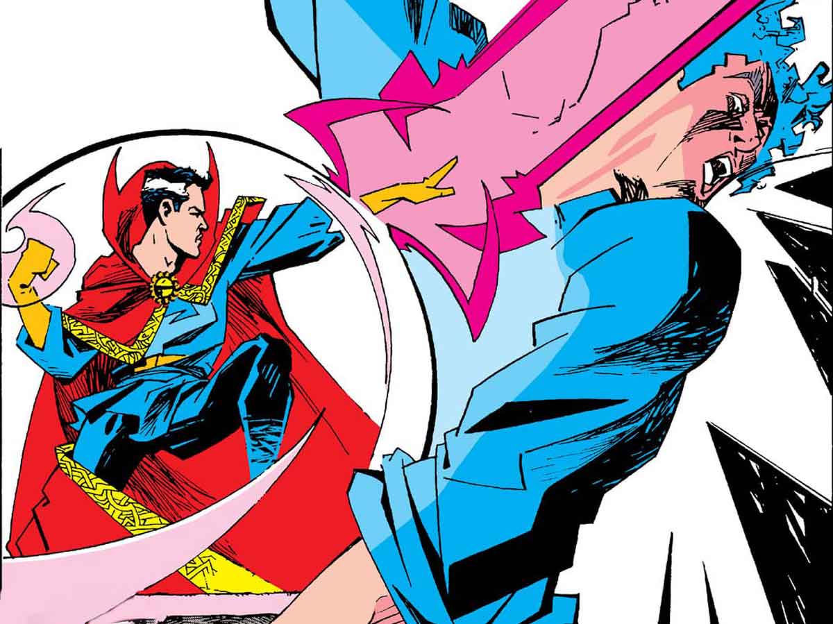 reseña marvel héroes doctor extraño: relatos extraños. entre llamas, huestes y bandas carmesíes.