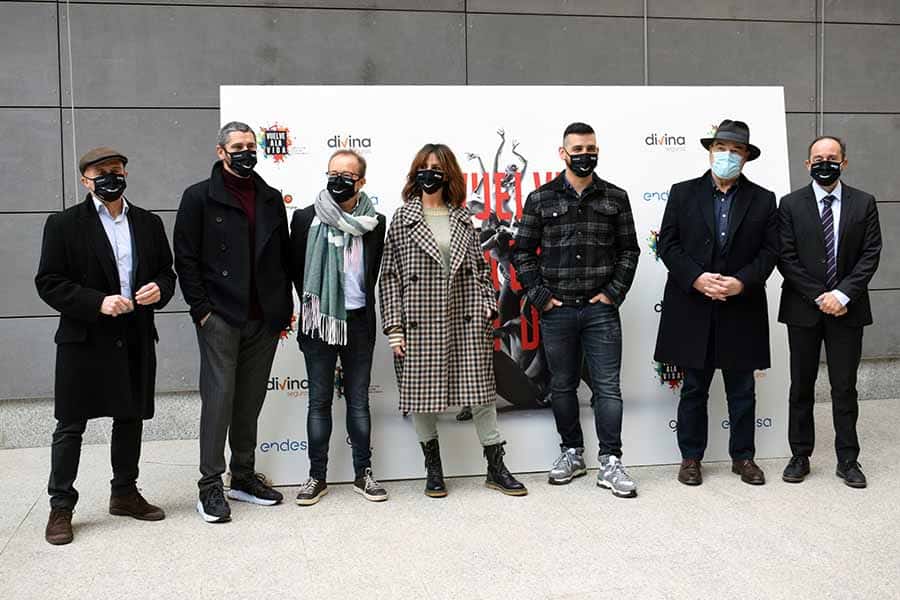 fran perea en la presentación de vuelve a la vida