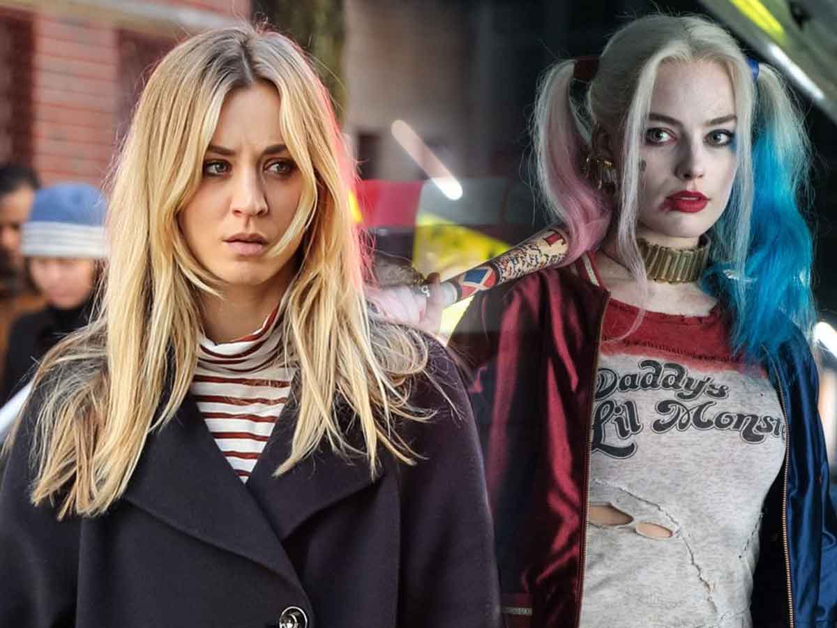 kaley cuoco explica la polémica con margot robbie por harley quinn