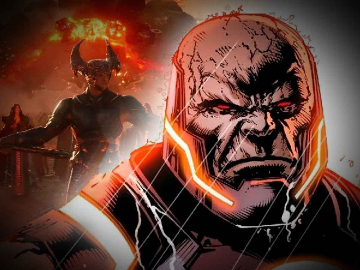 brutales nuevas imágenes de steppenwolf y darkseid de liga de la justicia