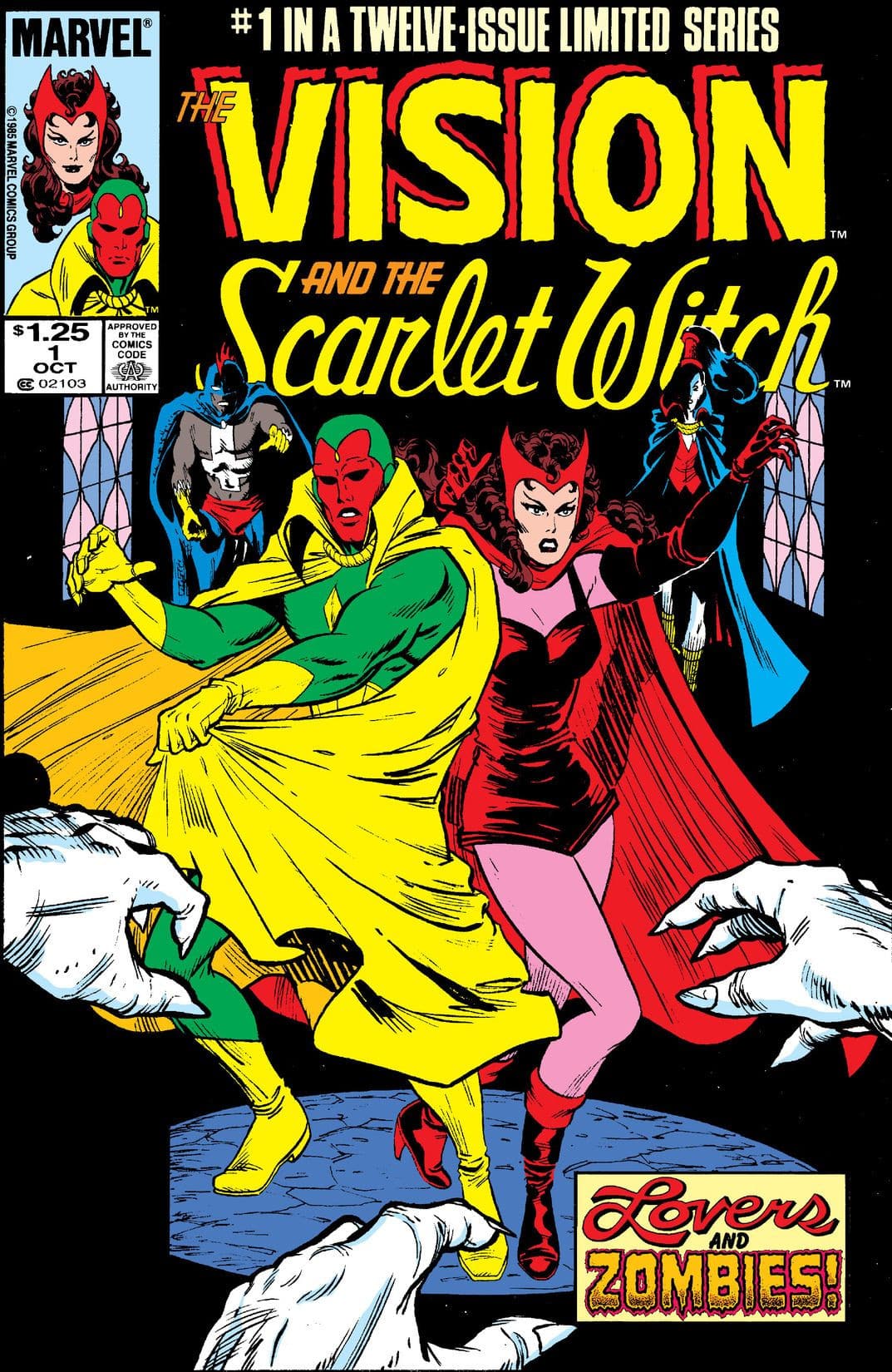 8 cómics que tienes que leer antes de ver wandavision. vision and the scarlet witch vol 2 n1