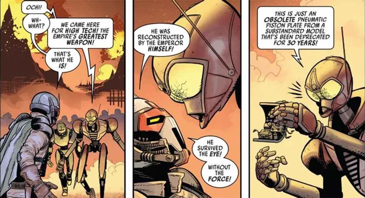 star wars revela la triste verdad sobre la armadura de darth vader