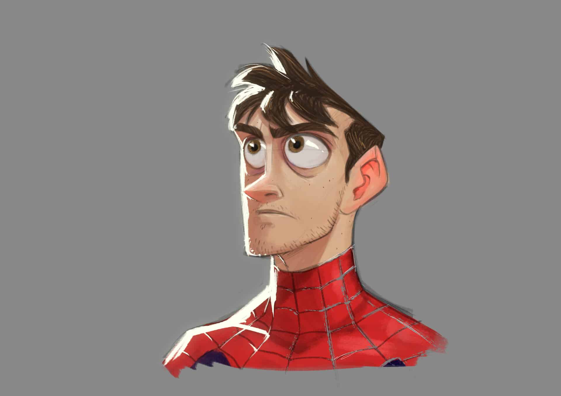 peter parker estilo pixar
