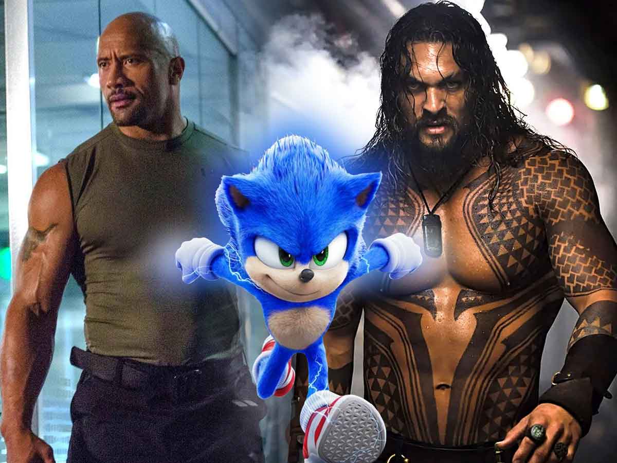 jason momoa y dwayne johnson luchan por un papel en sonic 2