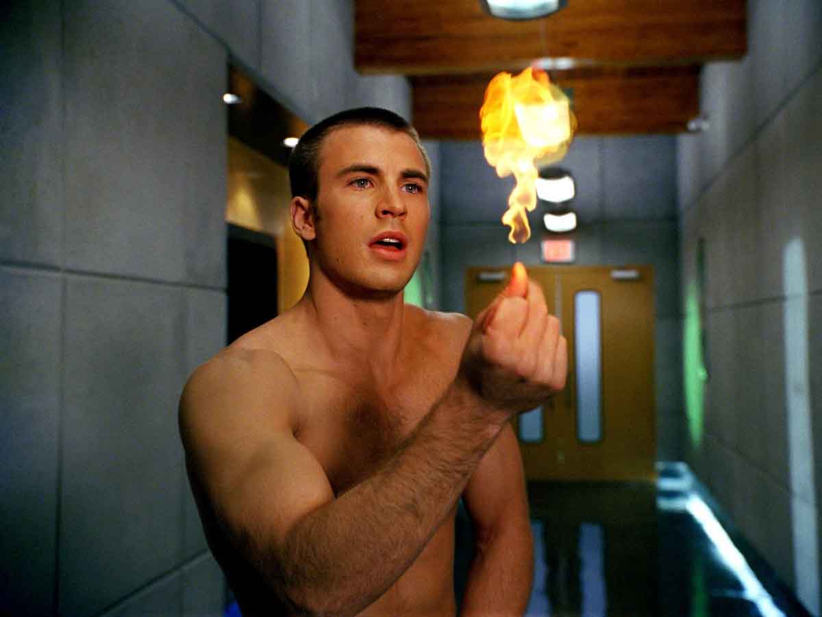 chris evans puede volver a la pantalla como la antorcha humana