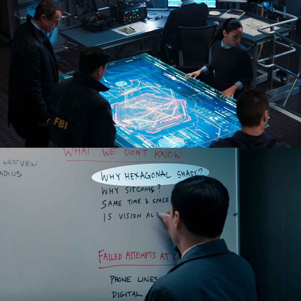 los fans de marvel están obsesionados buscando el diablo en wandavision